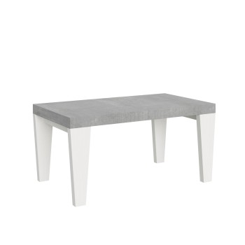 Spimbo Mix table - Extendable table 90x160/264 cm Spimbo Mix White Ash top - Walnut legs