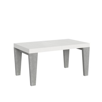 Spimbo Mix table - Extendable table 90x160/264 cm Spimbo Mix White Ash top - Walnut legs