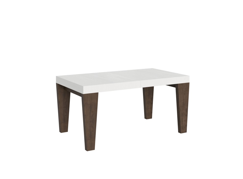 Spimbo Mix table - Extendable table 90x160/264 cm Spimbo Mix White Ash top - Walnut legs