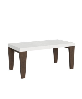 Spimbo Mix table - Extendable table 90x180/284 cm Spimbo Mix White Ash top - Walnut legs