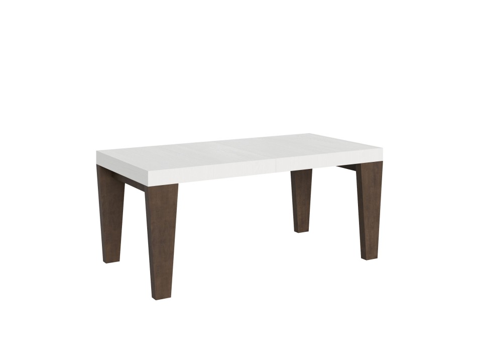 Spimbo Mix table - Extendable table 90x180/284 cm Spimbo Mix White Ash top - Walnut legs