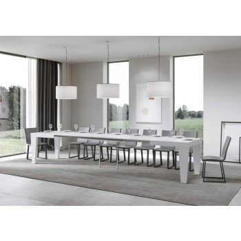 Spimbo Table - Extendable table 90x130/390 cm Spimbo White Ash