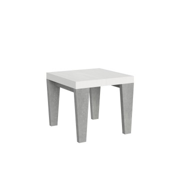 Spimbo Table - Extendable table 90x90/246 cm Spimbo White Ash