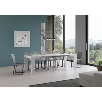 Spimbo Table - Extendable table 90x90/246 cm Spimbo White Ash