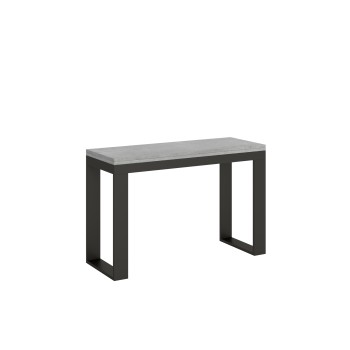 Tecno Double Table - Opening table 120/200x45/90 cm Tecno Double Oak Nature Anthracite frame