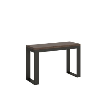 Tecno Double Table - Opening table 120x45/90 cm Tecno Double Oak Nature Anthracite frame