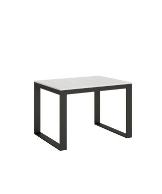 Tecno Evolution table - Extendable table 90x120/224 cm Tecno Evolution White Ash Anthracite frame