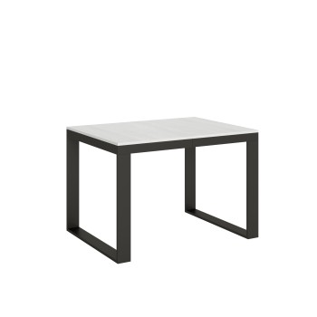 Tecno Evolution table - Extendable table 90x120/224 cm Tecno Evolution White Ash Anthracite frame