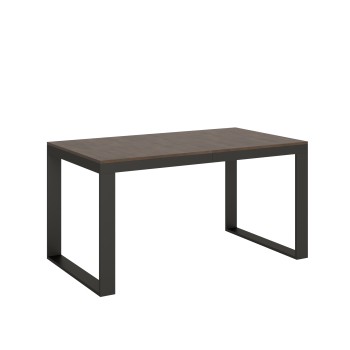 Tecno Evolution table - Extendable table 90x160/264 cm Tecno Evolution White Ash Anthracite frame