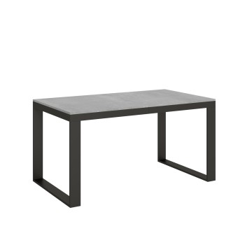 Tecno Evolution table - Extendable table 90x160/264 cm Tecno Evolution White Ash Anthracite frame