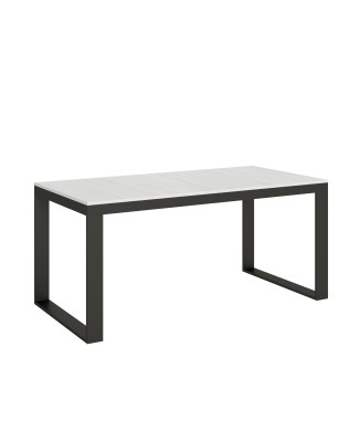 Tecno Evolution table - Extendable table 90x180/284 cm Tecno Evolution White Ash Anthracite frame