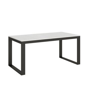 Tecno Evolution table - Extendable table 90x180/284 cm Tecno Evolution White Ash Anthracite frame