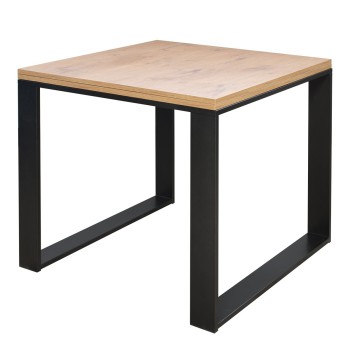 Tecno Libra table - Opening table 90x90/180 cm Tecno Libra Oak Nature Anthracite frame