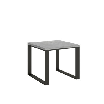 Tecno Libra table - Opening table 90x90/180 cm Tecno Libra Oak Nature Anthracite frame