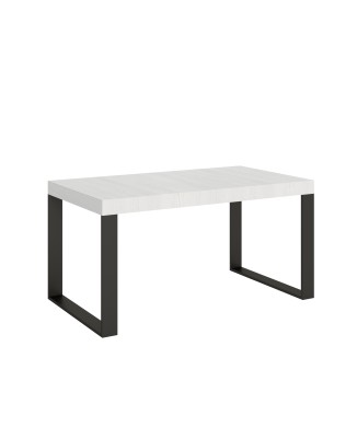 Tecno Premium Table - Extendable table 90x160/264 cm Tecno Premium White Ash Anthracite frame