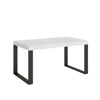 Tecno Premium Table - Extendable table 90x160/264 cm Tecno Premium White Ash Anthracite frame