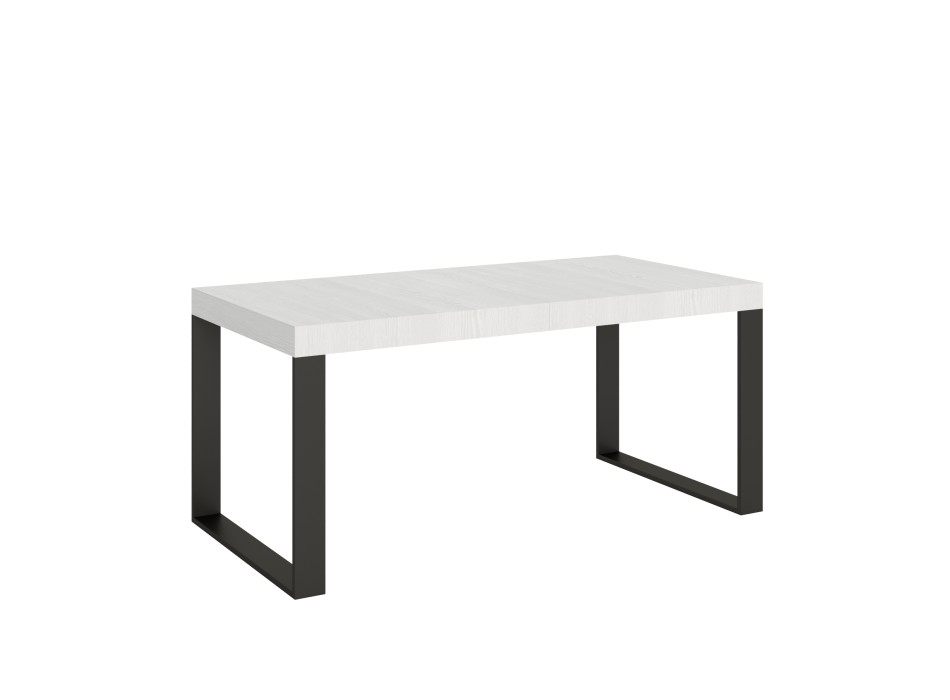 Tecno Premium Table - Extendable table 90x180/284 cm Tecno Premium White Ash Anthracite frame