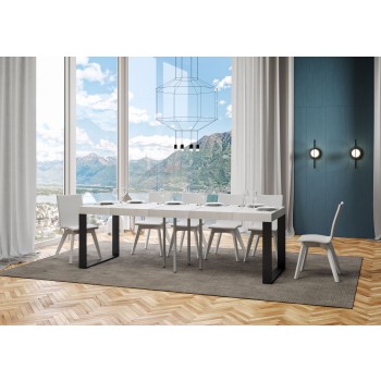 Tecno Premium Table - Extendable table 90x90/246 cm Tecno Premium White Ash