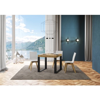 Tecno Premium Table - Extendable table 90x90/246 cm Tecno Premium White Ash