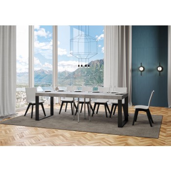 Tecno Premium Table - Extendable table 90x90/246 cm Tecno Premium White Ash