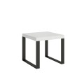 Extendable table 90x90/246 cm Tecno Anthracite frame