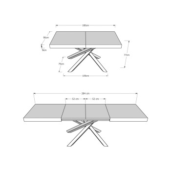 Volantis table 180 (284) VE180TAVLTALL Itamoby