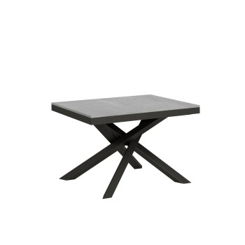 Volantis Evolution table Anthracite frame - Extendable table 90x120/224 cm Volantis Evolution White Ash Anthracite frame