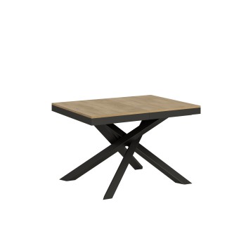 Volantis Evolution table Anthracite frame - Extendable table 90x120/380 cm Volantis Evolution White Ash Anthracite frame