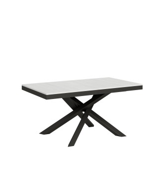 Volantis Evolution table Anthracite frame - Extendable table 90x160/264 cm Volantis Evolution White Ash Anthracite frame