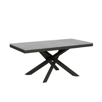 Volantis Evolution table Anthracite frame - Extendable table 90x180/284 cm Volantis Evolution White Ash Anthracite frame