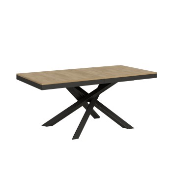 Volantis Evolution table Anthracite frame - Extendable table 90x180/284 cm Volantis Evolution White Ash Anthracite frame