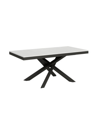 Volantis Evolution table Anthracite frame - Extendable table 90x180/284 cm Volantis Evolution White Ash Anthracite frame