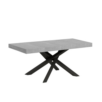 Volantis Premium table Anthracite frame - Extendable table 90x120/224 cm Volantis Premium White Ash Anthracite frame