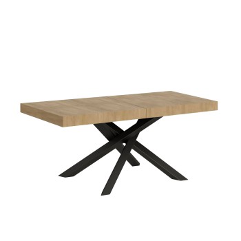 Volantis Premium table Anthracite frame - Extendable table 90x120/224 cm Volantis Premium White Ash Anthracite frame