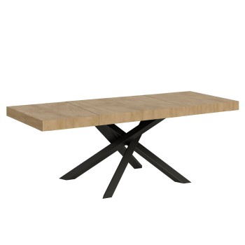 Volantis Premium table Anthracite frame - Extendable table 90x160/264 cm Volantis Premium White Ash Anthracite frame