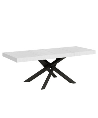 Volantis Premium table Anthracite frame - Extendable table 90x160/264 cm Volantis Premium White Ash Anthracite frame