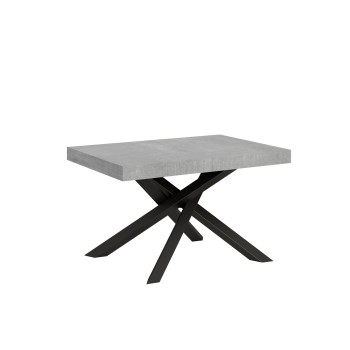 Volantis table Anthracite frame - Extendable table 90x120/224 cm Volantis White Ash Anthracite frame