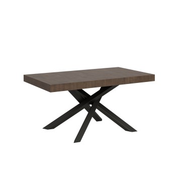 Volantis table Anthracite frame - Extendable table 90x160/264 cm Volantis White Ash Anthracite frame