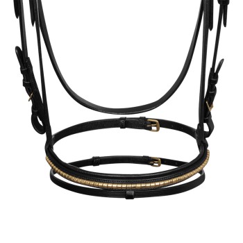 ENGLISH BRIDLE WITH CLINCHER AND RUBBER REINS