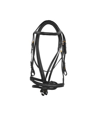 ENGLISH HEADSTALL RUBBER REINS