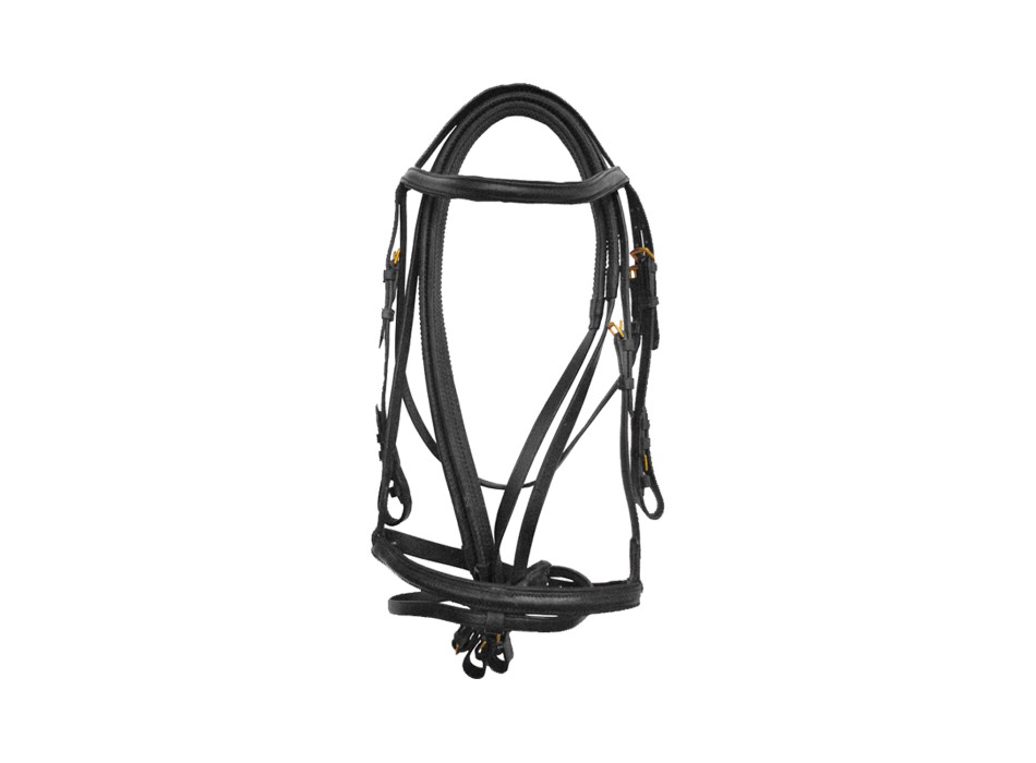 ENGLISH HEADSTALL RUBBER REINS