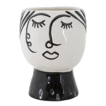 POT FACE VASE