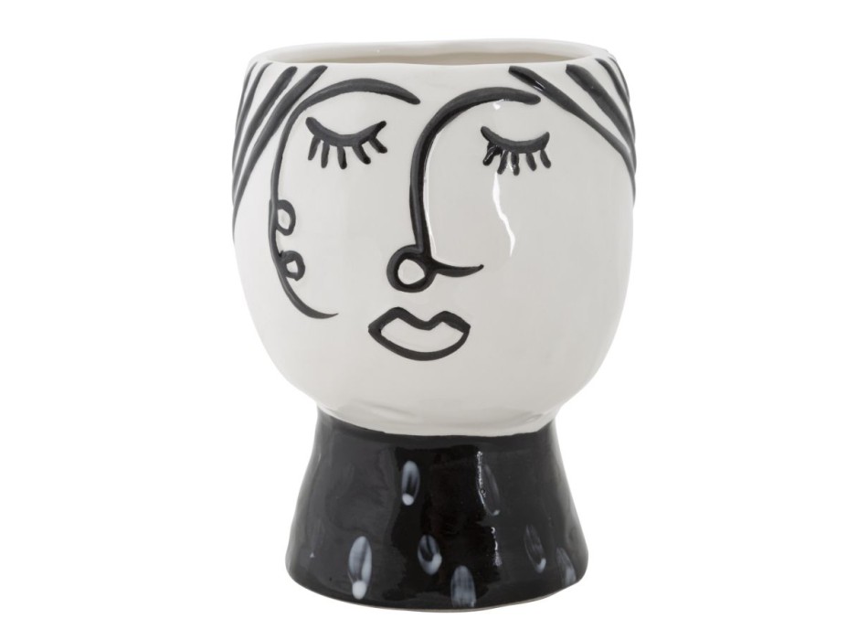 POT FACE VASE