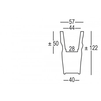 SAVING/SPACE VASE 6247 PLUST