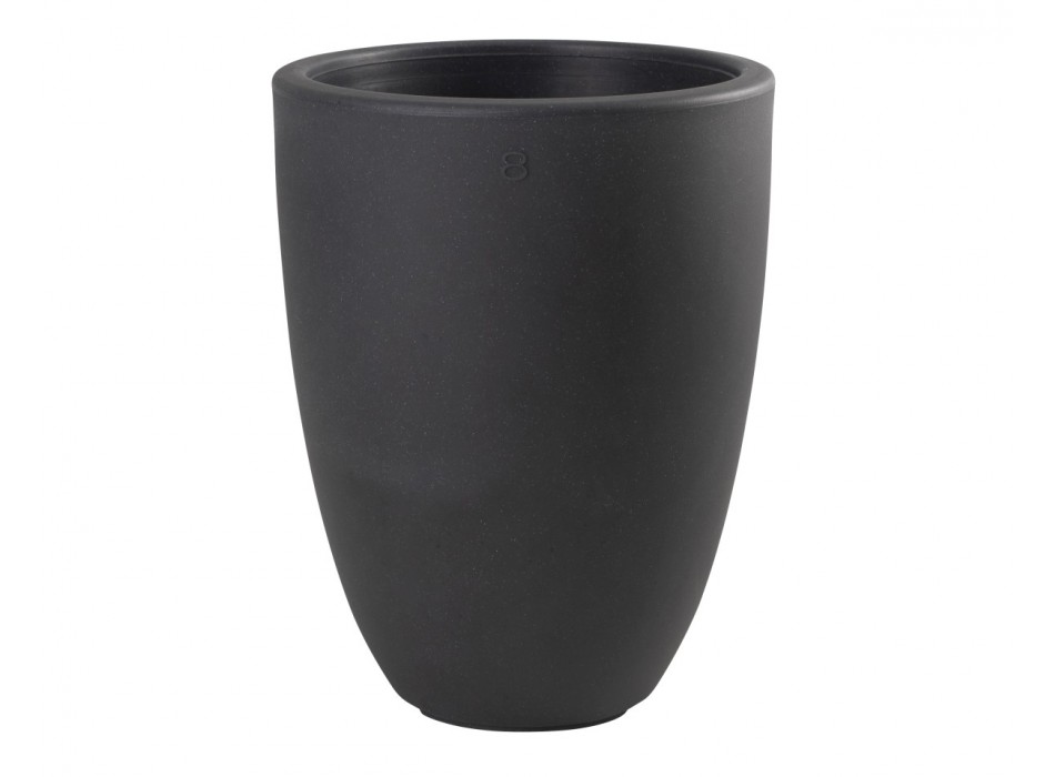 Sinuous Vase M Anthracite (no lighting) 22002 8 Seasons Design