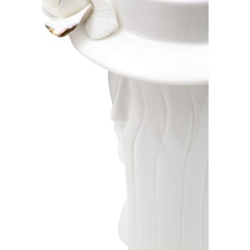 WOMAN ELEGANT PORCELAIN VASE