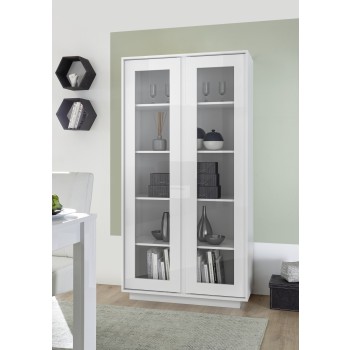 Showcase 2 doors ICE 92x179x43 cm